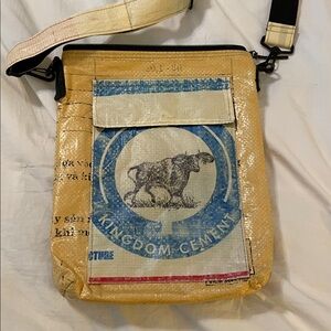 Cement6 Ethically Handmade Black Bag